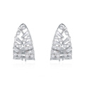 Genuine Pearl Silver Jewelry 925 Sterling Earings